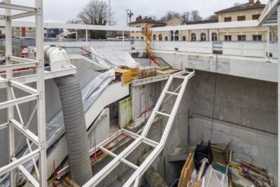 Chantier extérieur de la gare de Sevran - Livry - Agrandir l'image 5 sur 6, fenêtre modale